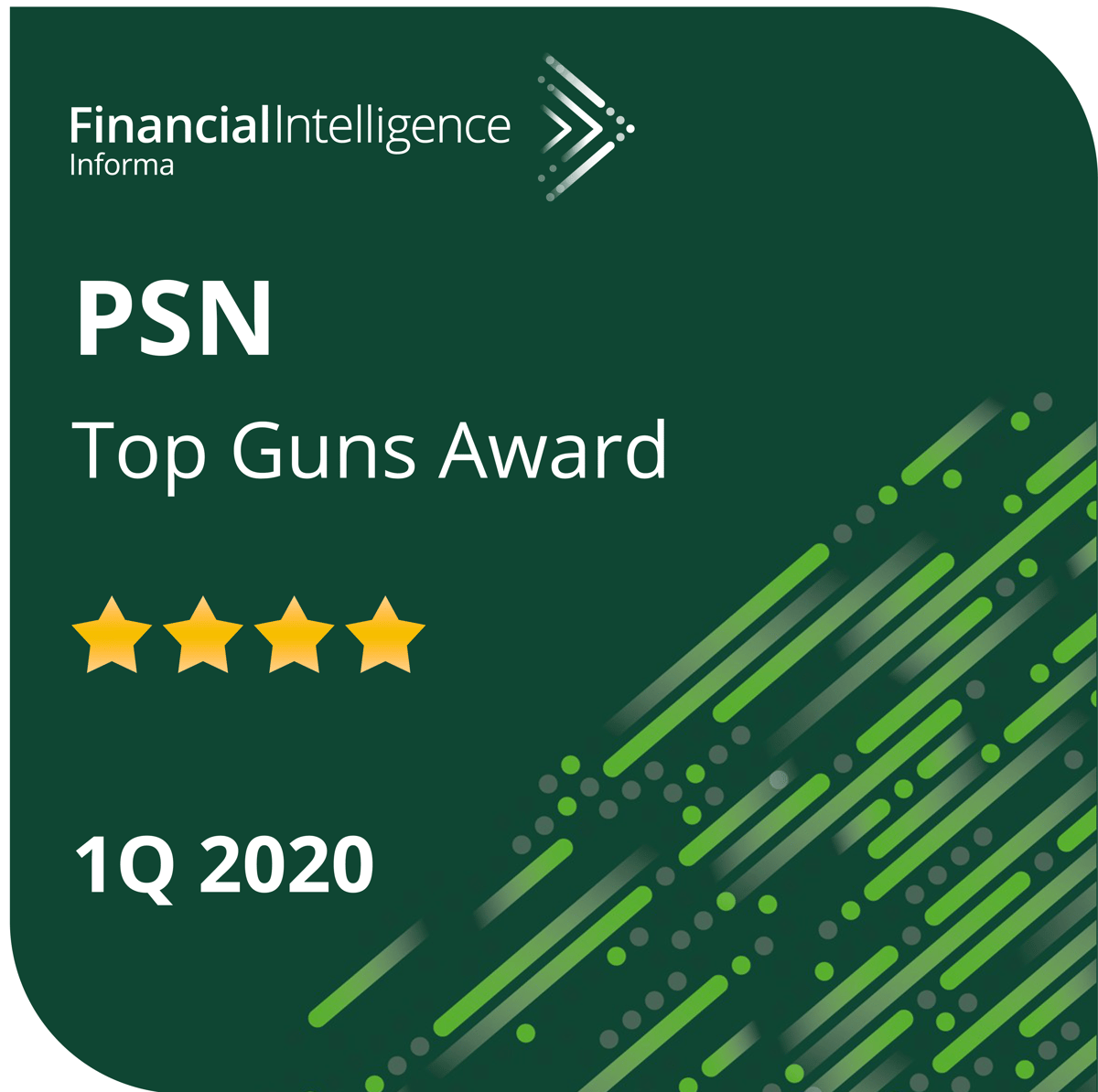 PSN Top Guns 4 Stars 1Q 2020 - Badge